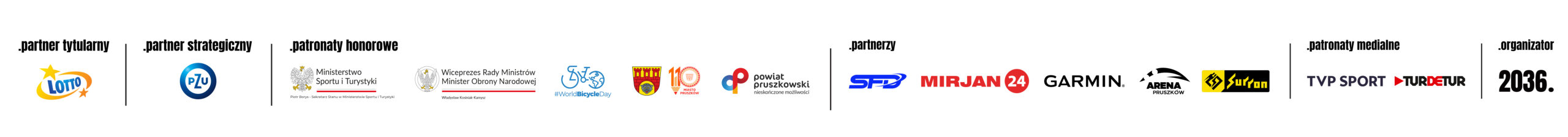 Partners and honorary patronages